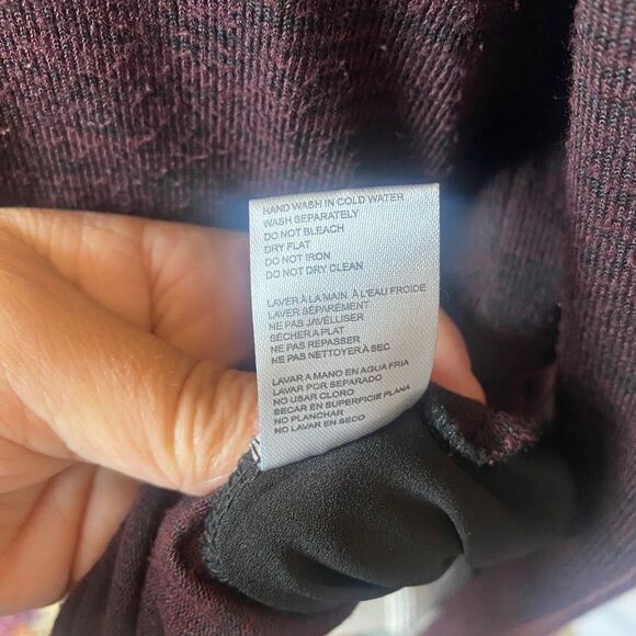 RD Style Knit Longsleeve Tee w/ Tiered Back Tunic Legging Friendly Women’s Large - Picture 4 of 8